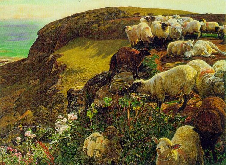 William Holman Hunt On English Coasts. Norge oil painting art